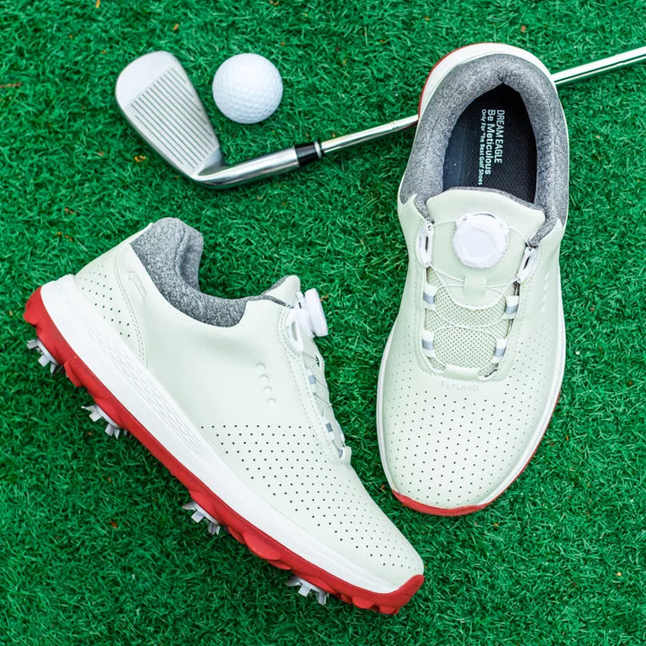 Maverick Unisex Golf Shoes | Breathable Leather, Anti-Slip Design