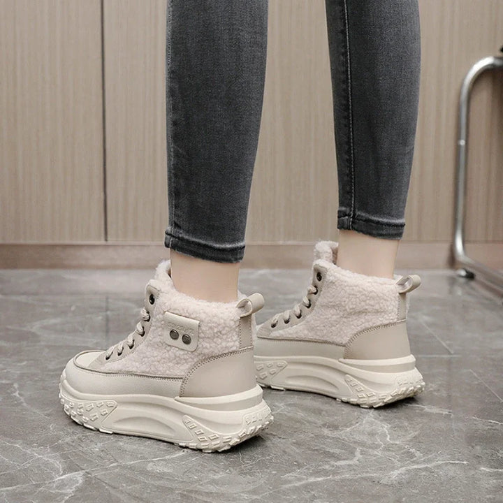 Cleo Women's High-Top Sneakers | Velvet Lining