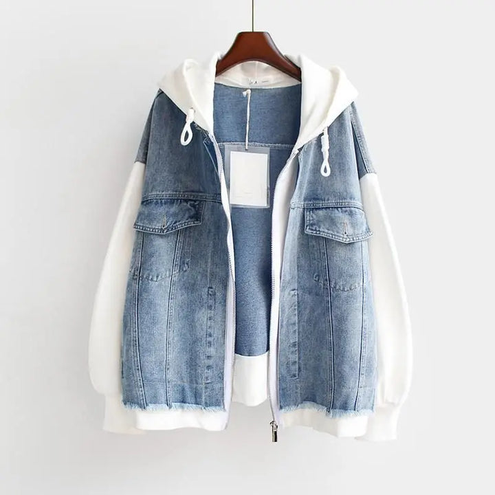Milo Women's Hoodie | Denim Blend, Casual Two-Piece Design