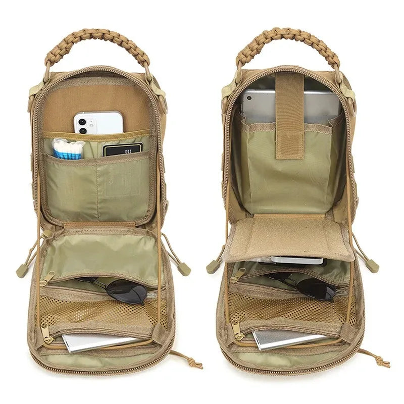 Trek Tactical Shoulder Bag | Waterproof Fabric, Adjustable Sling Strap