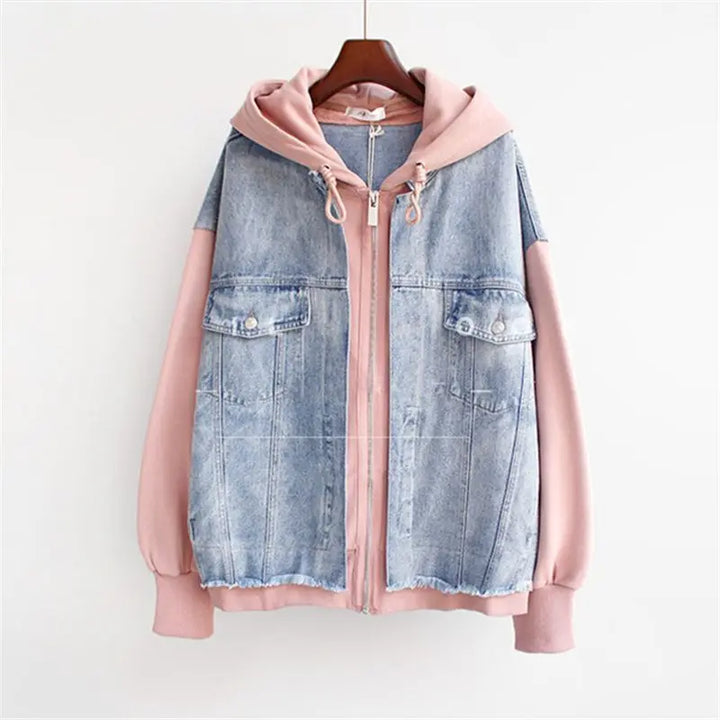 Milo Women's Hoodie | Denim Blend, Casual Two-Piece Design