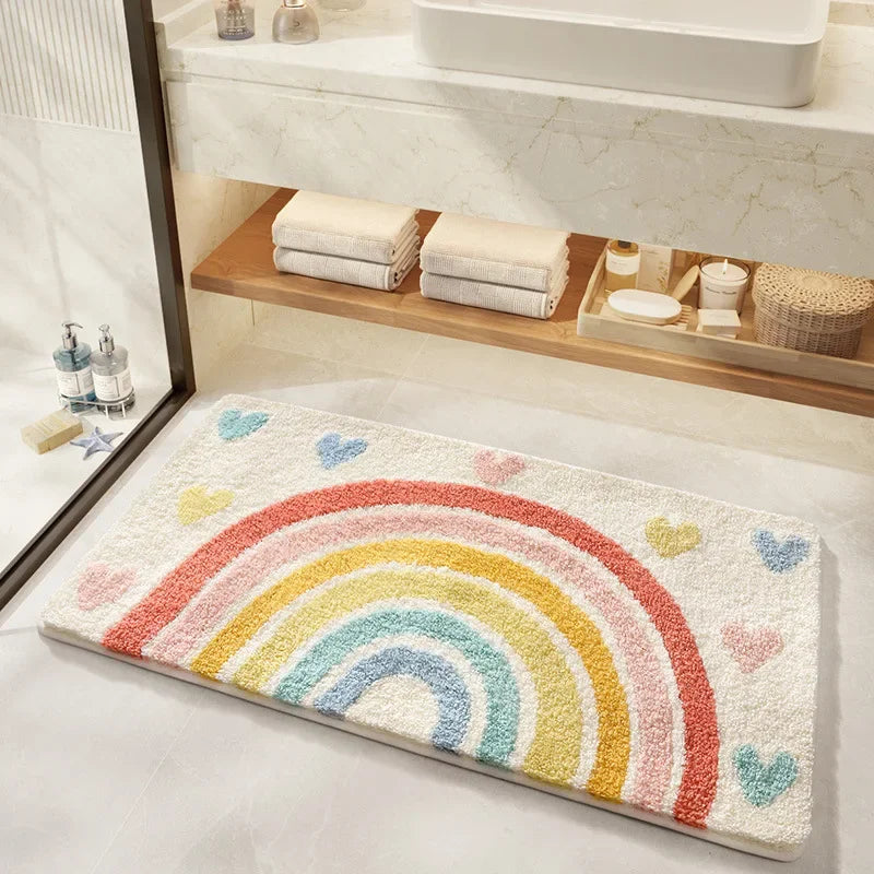 Natura Eco Plush Bath Mat | High-Density Microfiber, Non-Slip, Quick-Drying