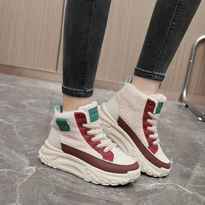 Cleo Women's High-Top Sneakers | Velvet Lining