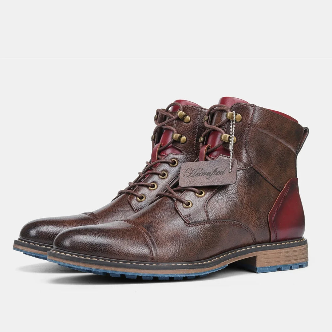 Hank Men's High-Top Boots | Premium Leather, Durable Design