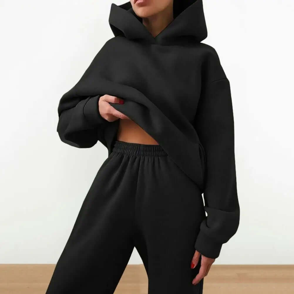 Fiona Women's Tracksuit Set | Soft Velour Fabric, Relaxed Fit