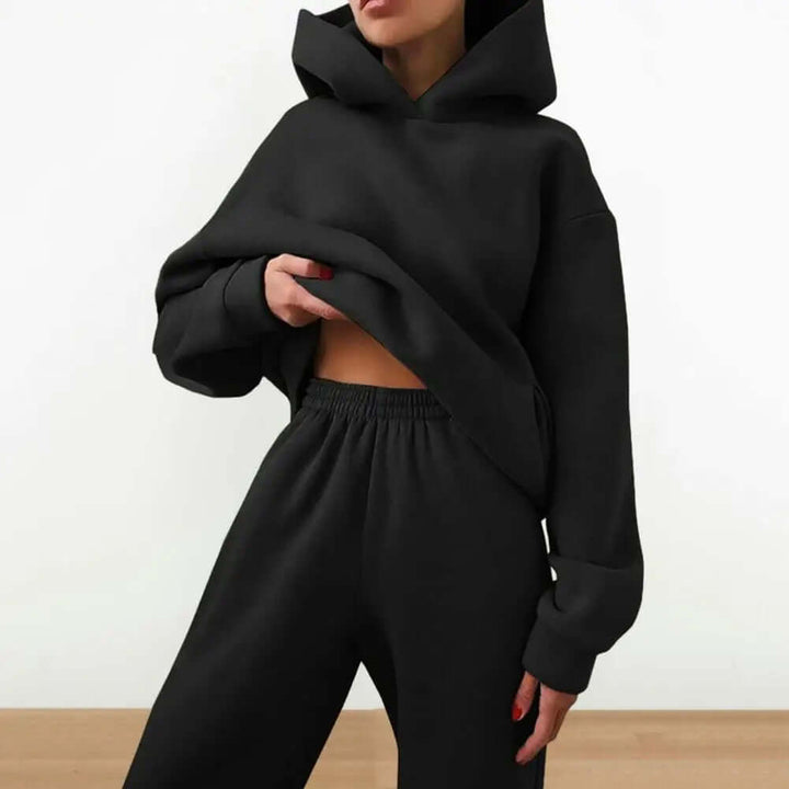 Fiona Women's Tracksuit Set | Soft Velour Fabric, Relaxed Fit