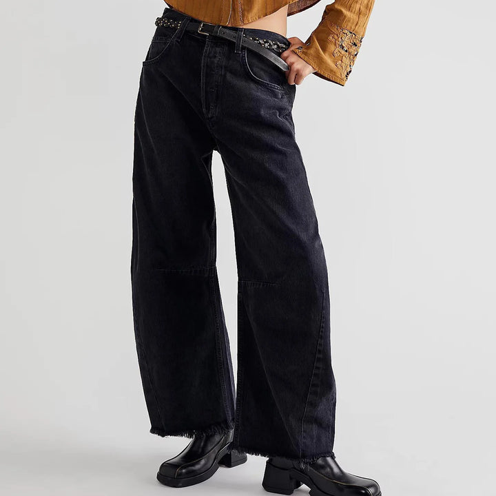 Raven Women's Wide Leg Jeans | Premium Denim, Chic Silhouette