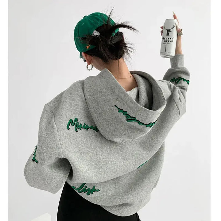 Mizora Women's Oversized Hoodie | Cozy Fleece Lining, Harajuku-Inspired Design