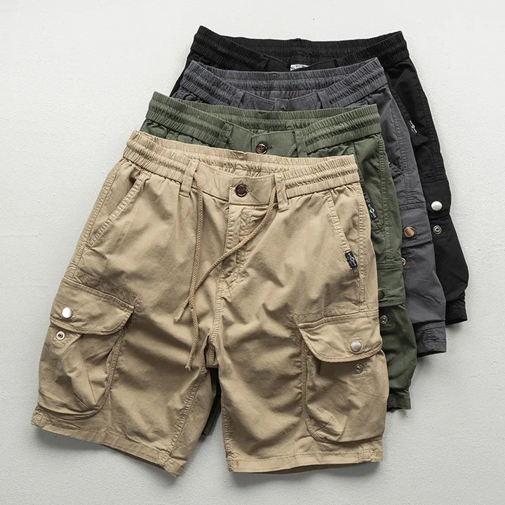 Drexton Men's Cargo Shorts | Durable Fabric, Multi-Pocket Design