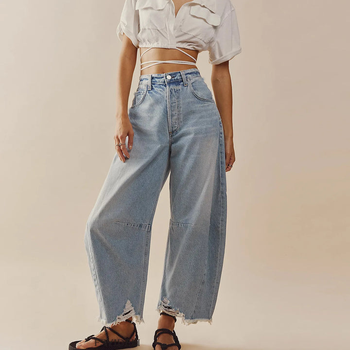 Raven Women's Wide Leg Jeans | Premium Denim, Chic Silhouette