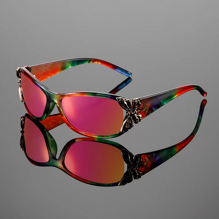 Cora Unisex Sunglasses | Gradient Butterfly Lenses