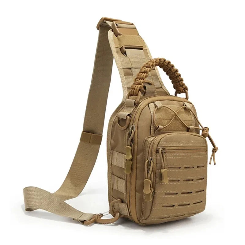 Trek Tactical Shoulder Bag | Waterproof Fabric, Adjustable Sling Strap