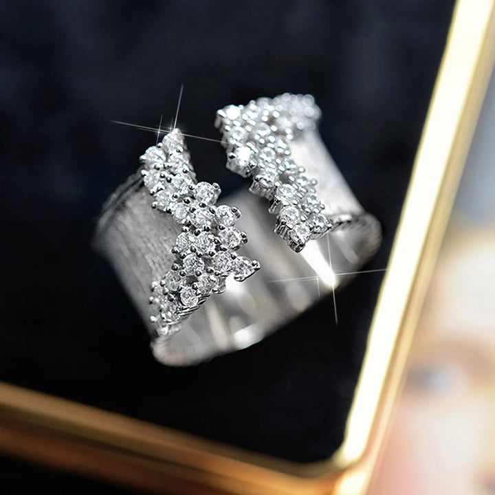 Rumi Women's Ring | Gold Finish with Cubic Zirconia