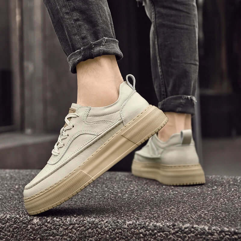 Urban Men's Sneakers | Handmade Leather, Low-Top Design