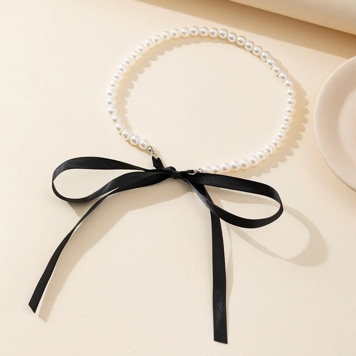 Knot Pearl Noir Set