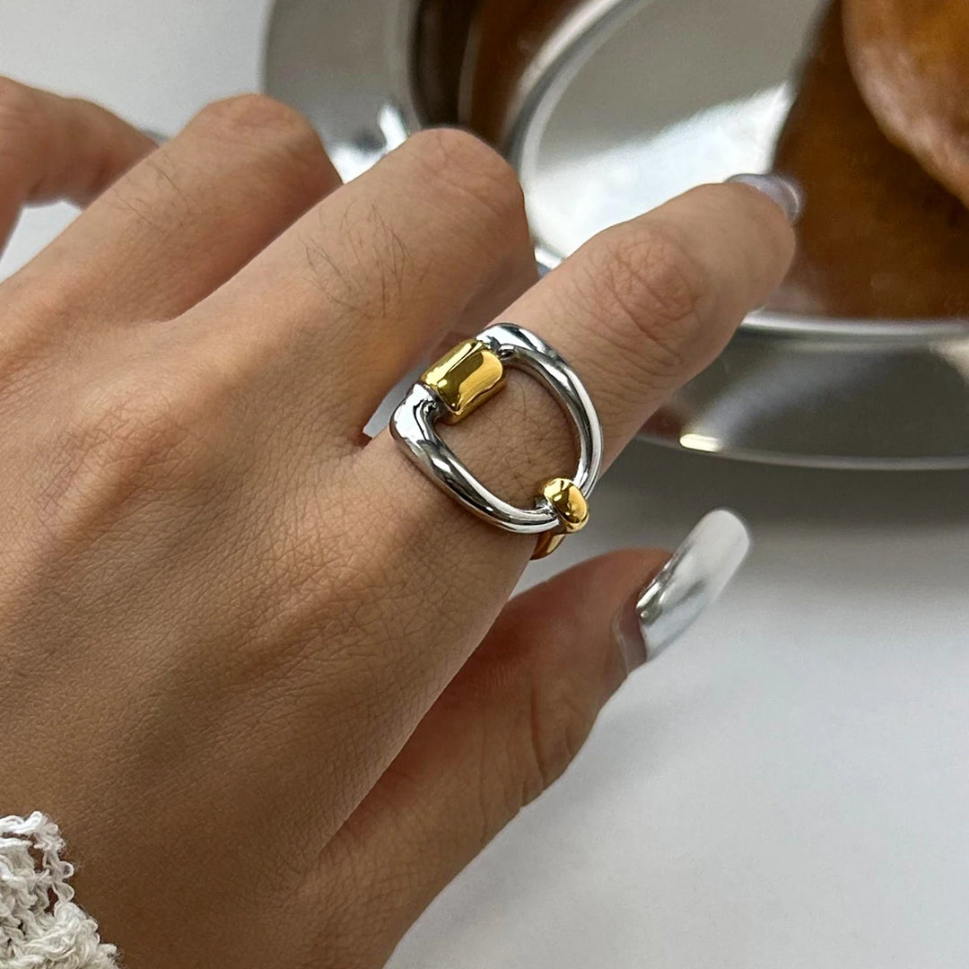 Dorra Women's Adjustable Ring | Minimalist Geometric Design