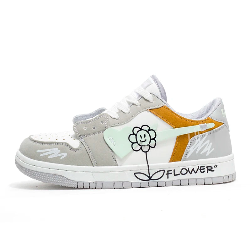 Crisp Women's Sneakers | Breathable Fabric, Cushioned Sole, Stylish White Design