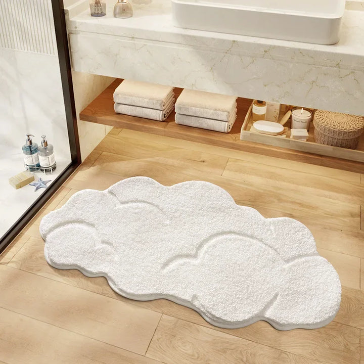 Natura Eco Plush Bath Mat | High-Density Microfiber, Non-Slip, Quick-Drying