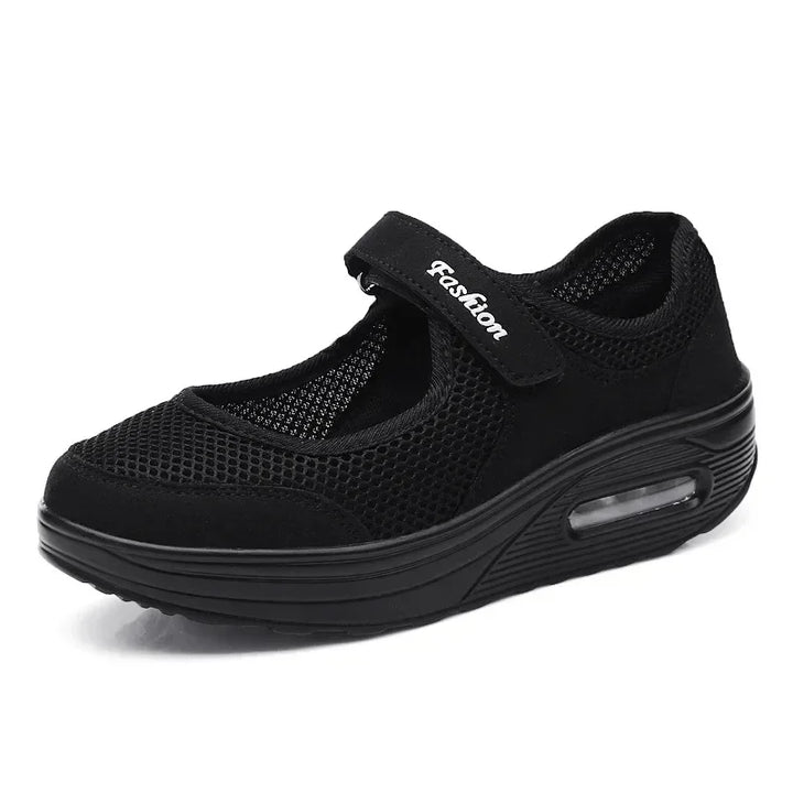 Women's Light Fashion Breathable Mesh Wedge Heels Shoes Casual Outdoor Sports Running Designer Sneakers