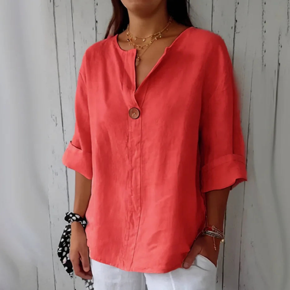 Pavla Women's Blouse | Lightweight Linen