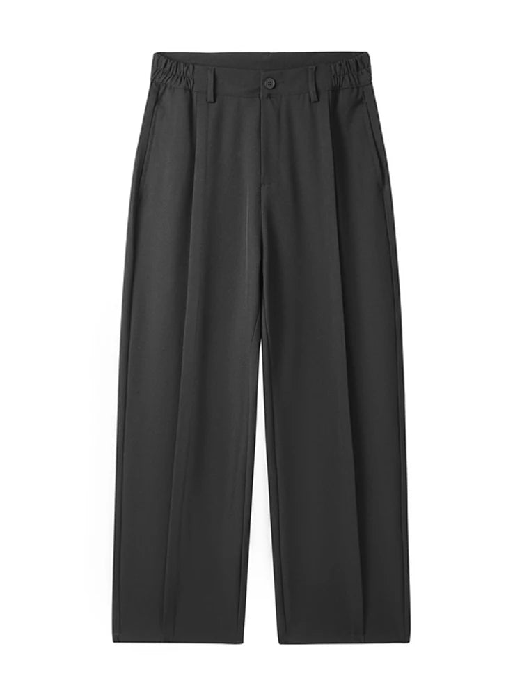 Harrison Men's Casual Pants | Stretch Fabric, Pleated Design
