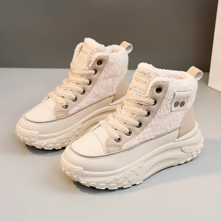 Cleo Women's High-Top Sneakers | Velvet Lining