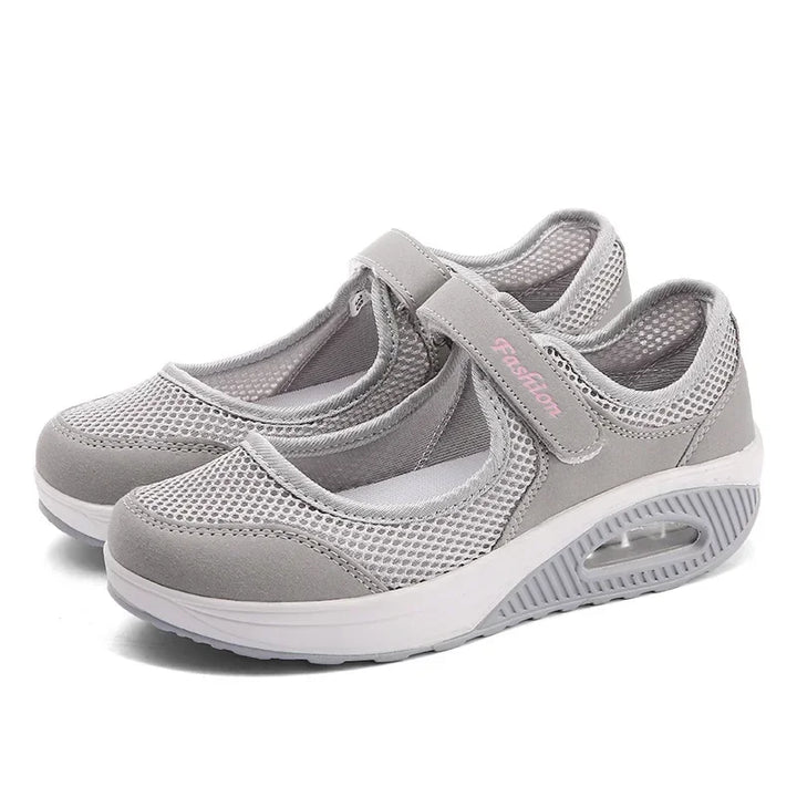 Women's Light Fashion Breathable Mesh Wedge Heels Shoes Casual Outdoor Sports Running Designer Sneakers