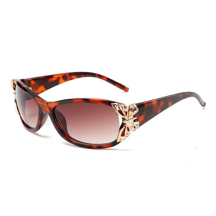 Cora Unisex Sunglasses | Gradient Butterfly Lenses