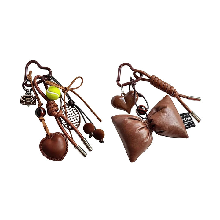 Hera Women's Leather Charm | Handcrafted Vintage Style, Brown