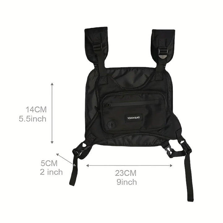 Sleek Men's Chest Bag | Durable Material, Stylish Design