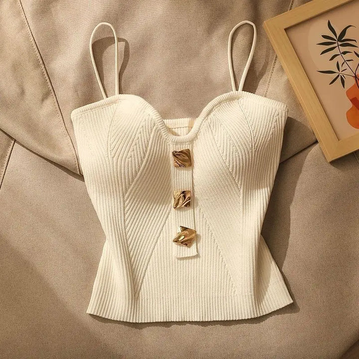 Soleil Women's Crop Top | Breathable Knit, Going Out Style