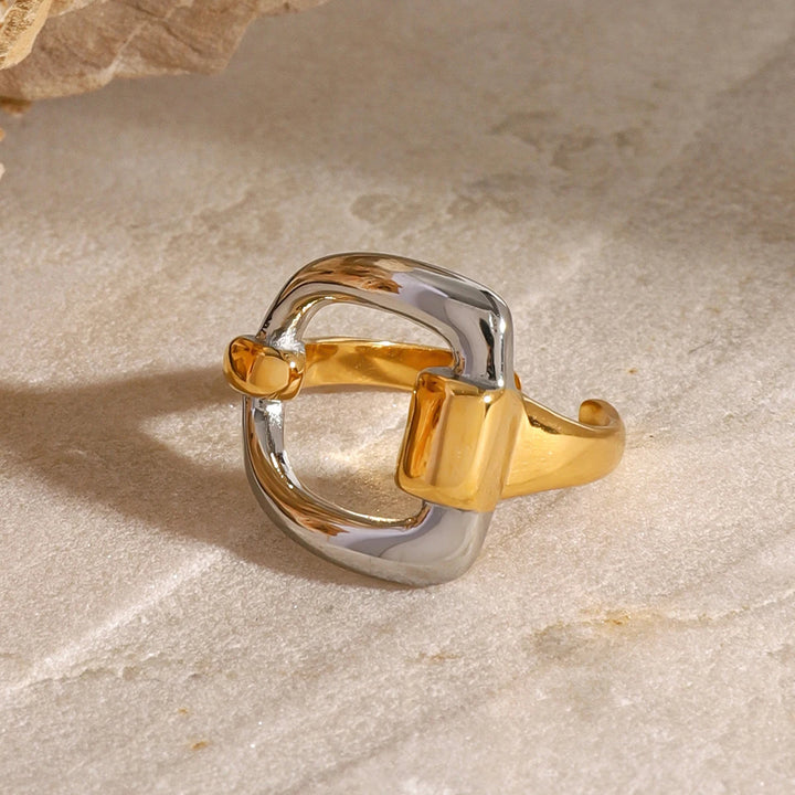 Dorra Women's Adjustable Ring | Minimalist Geometric Design