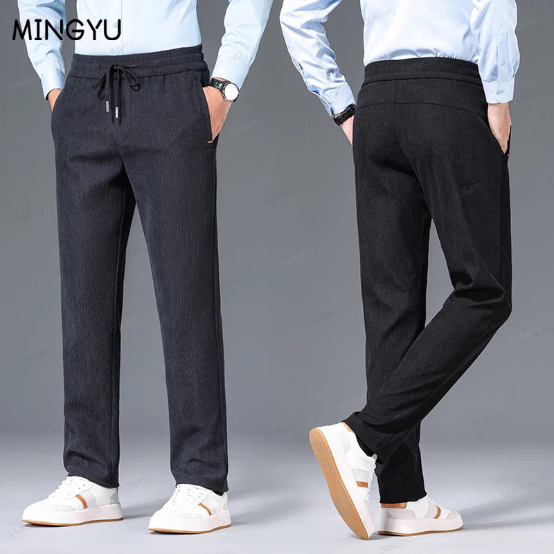 Olof Men's Corduroy Pants | Stretch Fabric, Casual Fit