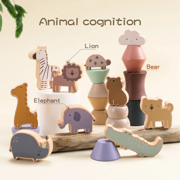 Zara Kids' Balance Buddies | Engaging Wooden Montessori Toys
