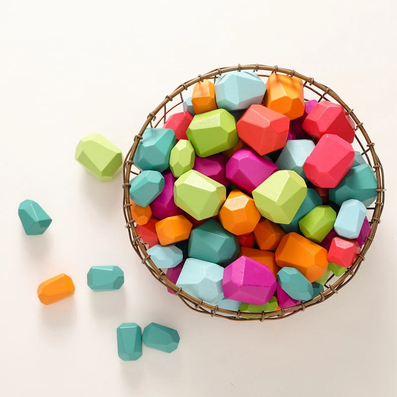 Sparky Kids' Balance Blocks | Colorful Wooden Playset