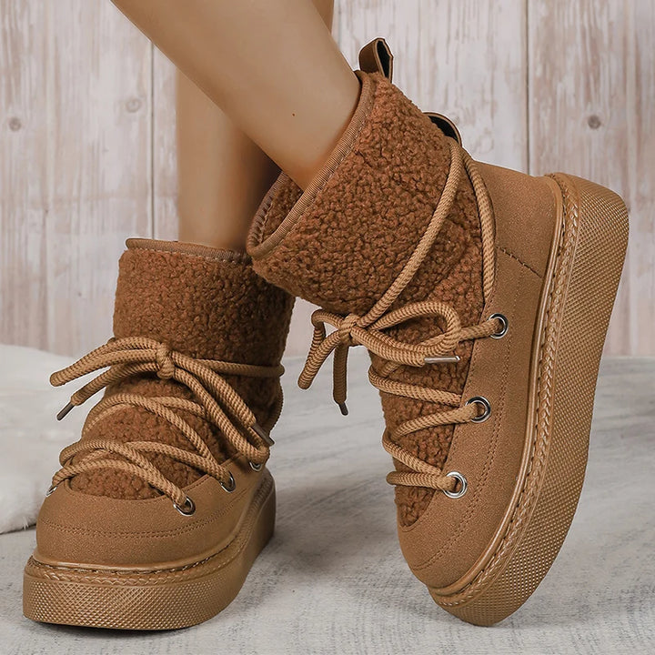 Teddy Women's Snow Boots | Insulated Faux Shearling