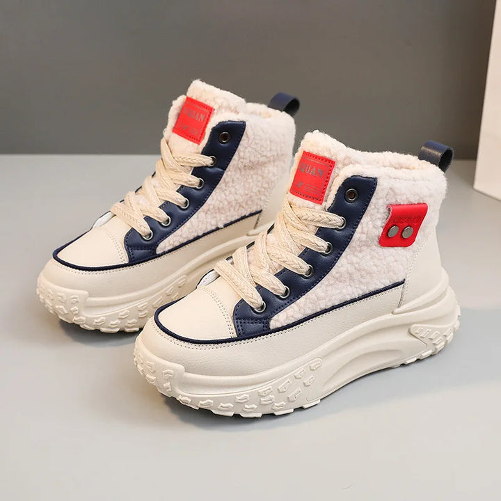 Cleo Women's High-Top Sneakers | Velvet Lining