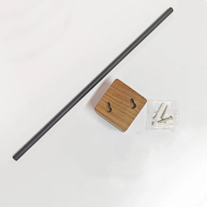 Woodsman Towel Bar | Natural Wood Finish