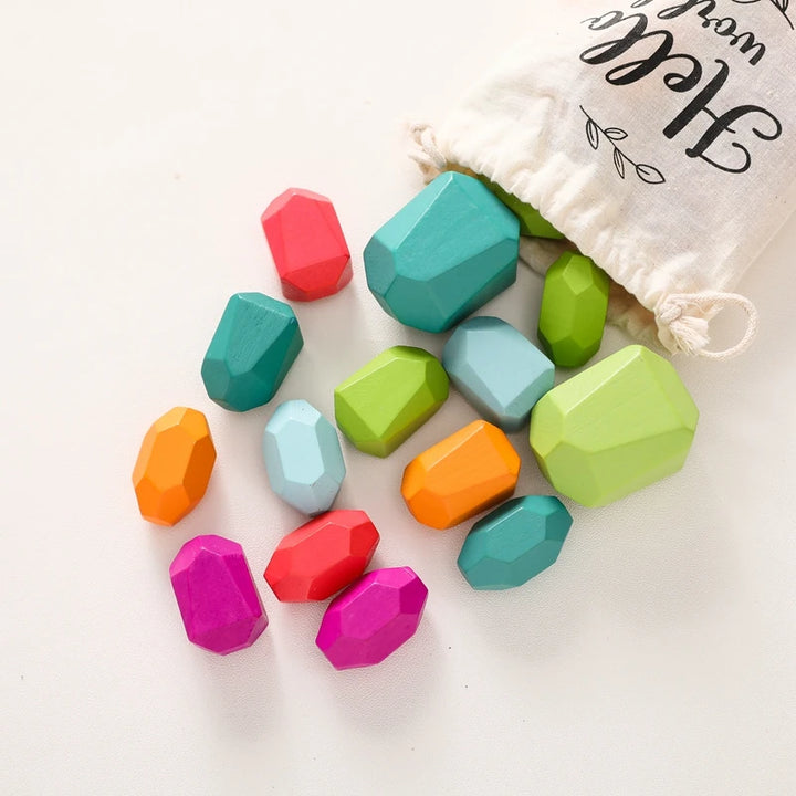 Sparky Kids' Balance Blocks | Colorful Wooden Playset