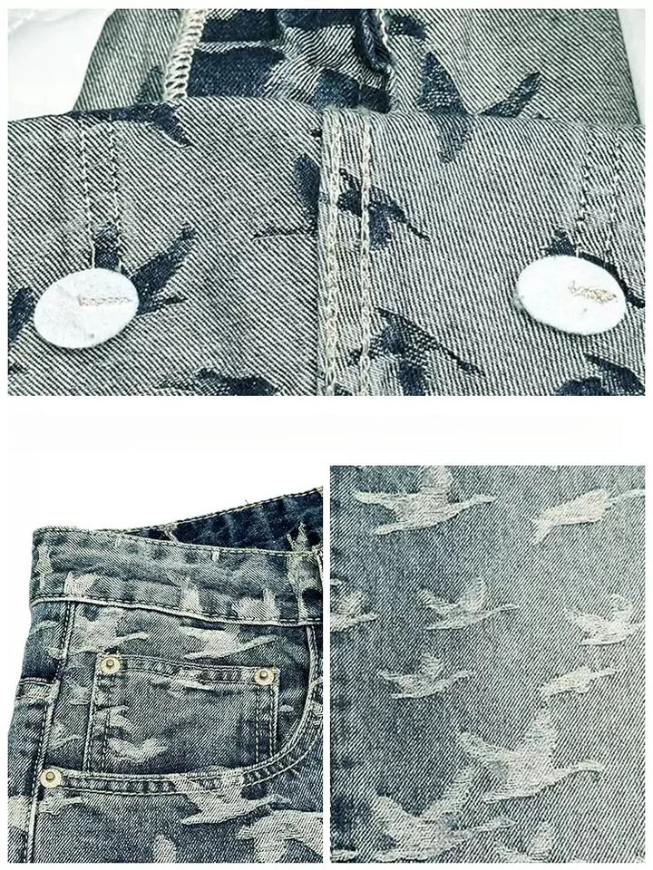 Falco Men's Jeans | Jacquard Fabric, Baggy Fit