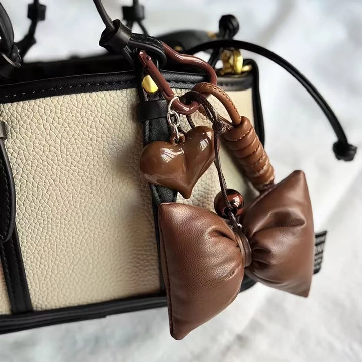 Hera Women's Leather Charm | Handcrafted Vintage Style, Brown
