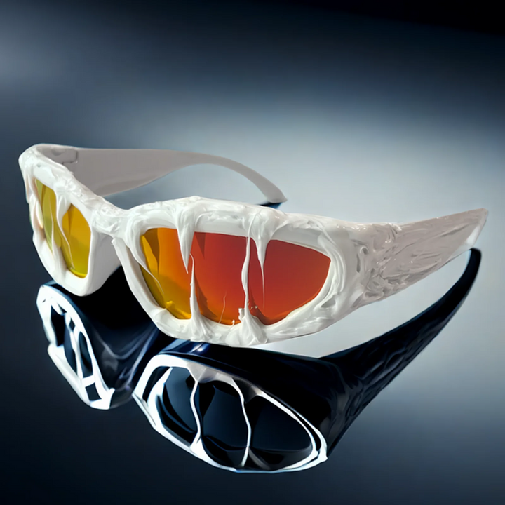 Iced Drip Unisex Sunglasses | Bold Punk-Vintage Style, Lightweight Oval Frames