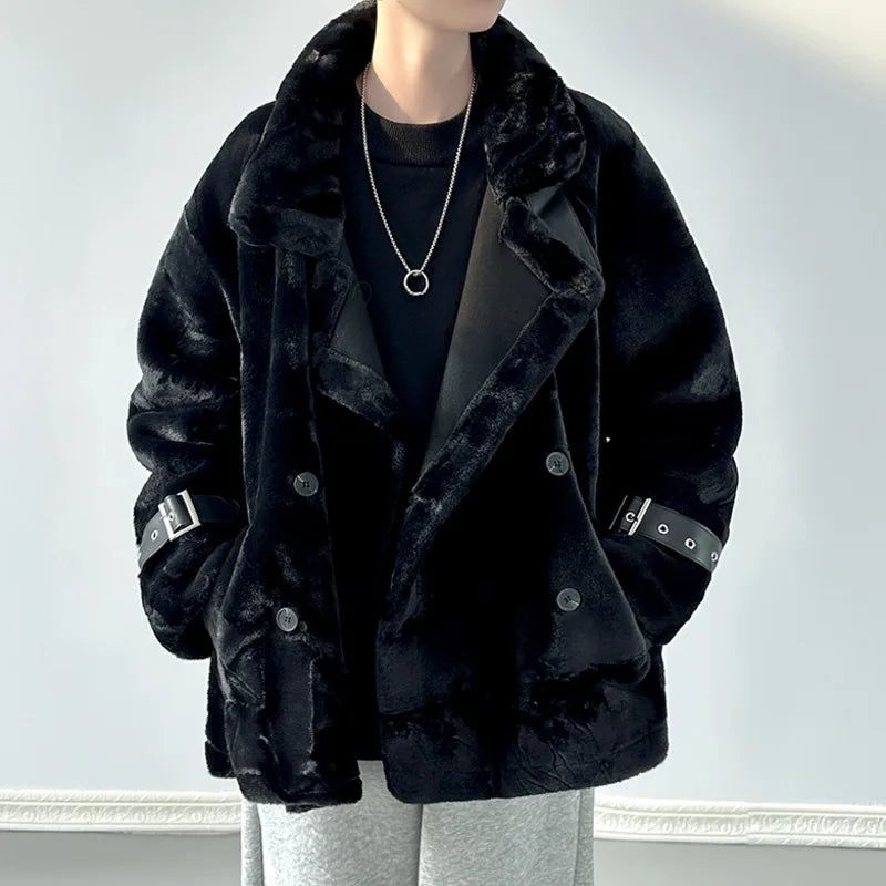 Milo Women's Trench Coat | Premium Lamb Wool, Double-Breasted Design