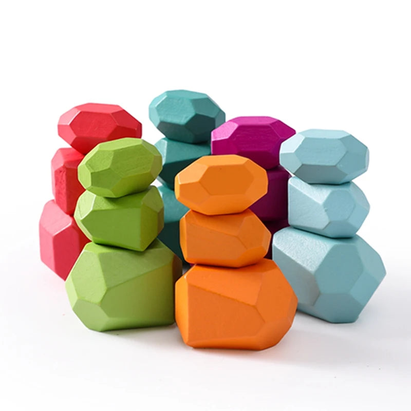 Sparky Kids' Balance Blocks | Colorful Wooden Playset