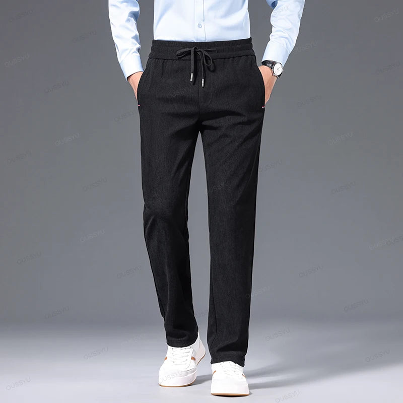 Olof Men's Corduroy Pants | Stretch Fabric, Casual Fit