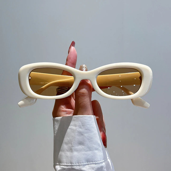 Clyde Unisex Oval Sunglasses | UV Protection, Low-Bridge Fit