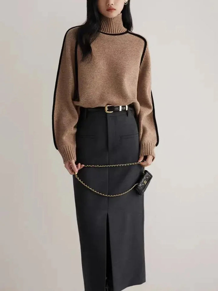 Elyra Women's Sweater | Cozy Wool Blend, Relaxed Fit