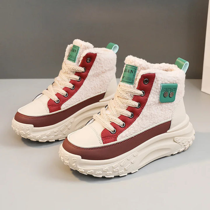 Cleo Women's High-Top Sneakers | Velvet Lining