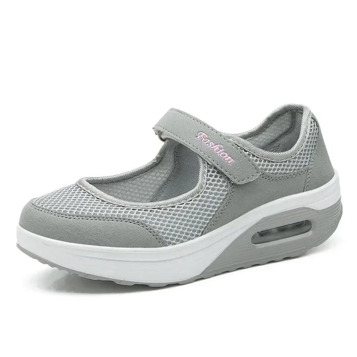 Women's Light Fashion Breathable Mesh Wedge Heels Shoes Casual Outdoor Sports Running Designer Sneakers
