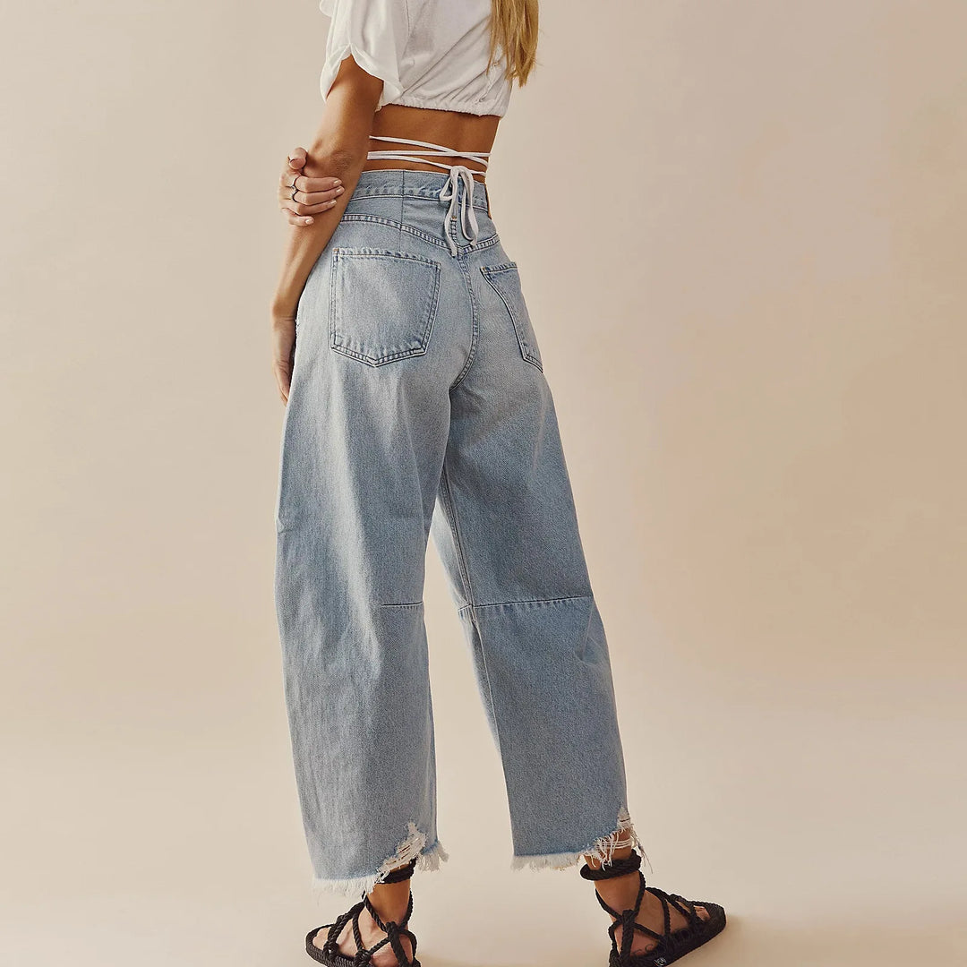 Raven Women's Wide Leg Jeans | Premium Denim, Chic Silhouette